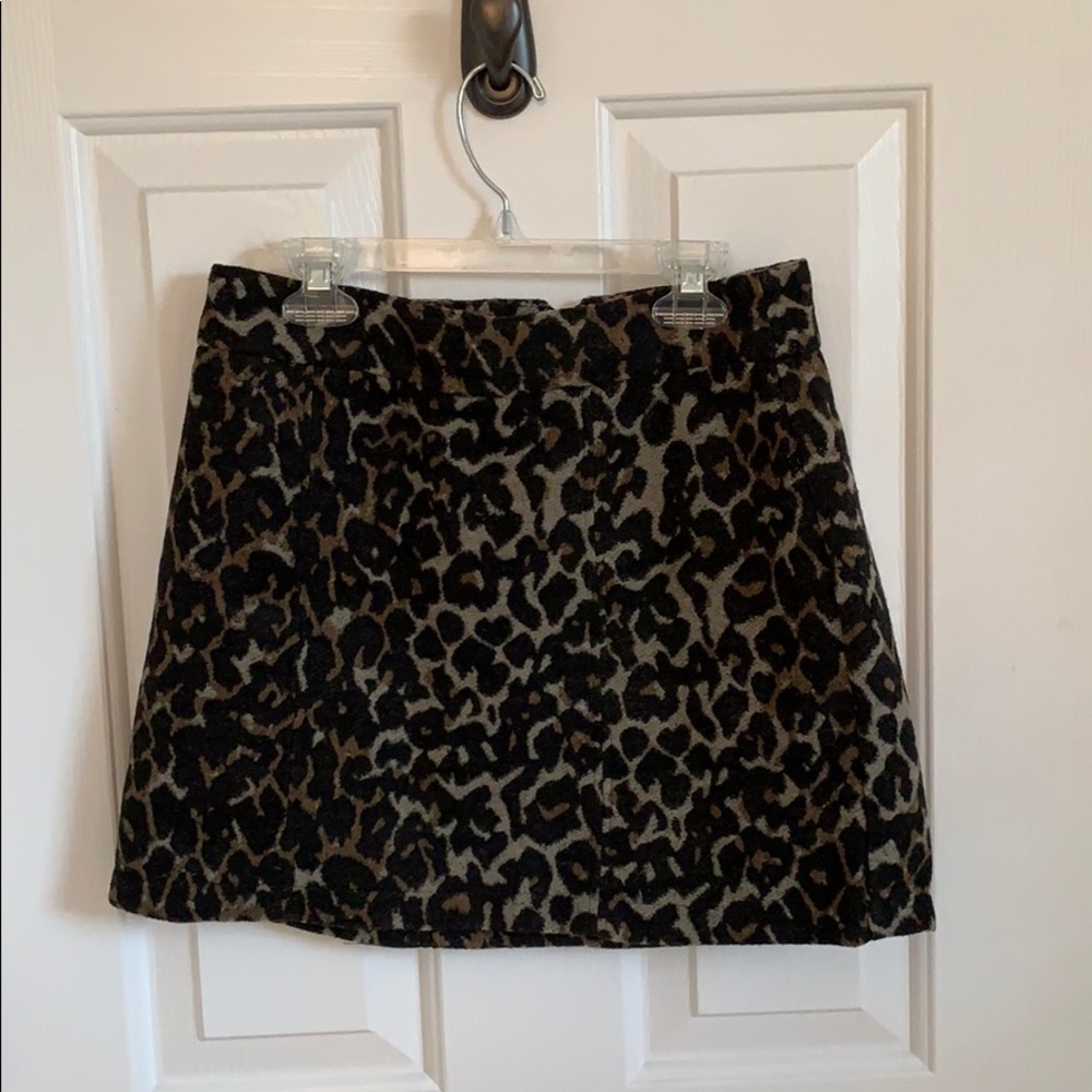 Cheetah Print Skirt